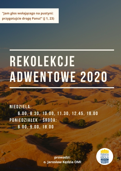 REKOLEKCJE ADWENTOWE 2020